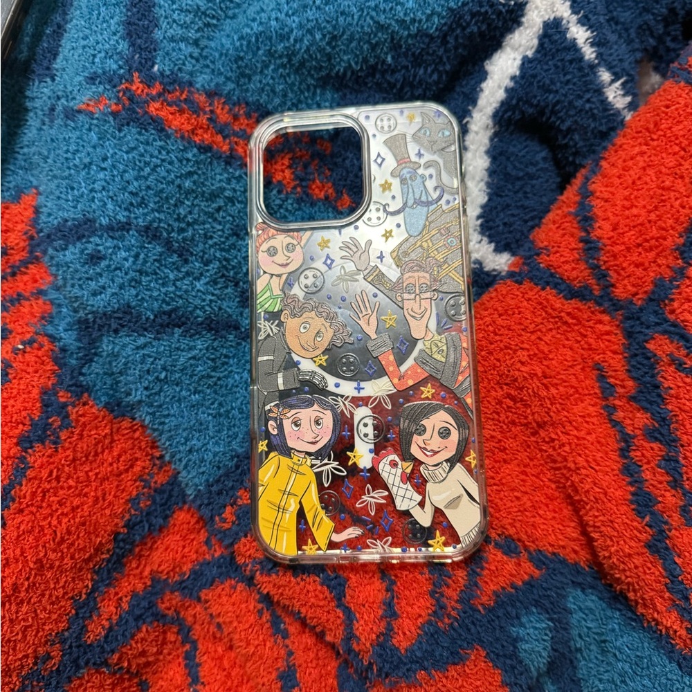 Cartoon Character Clear Phone Case -iPhone 16 pro max case